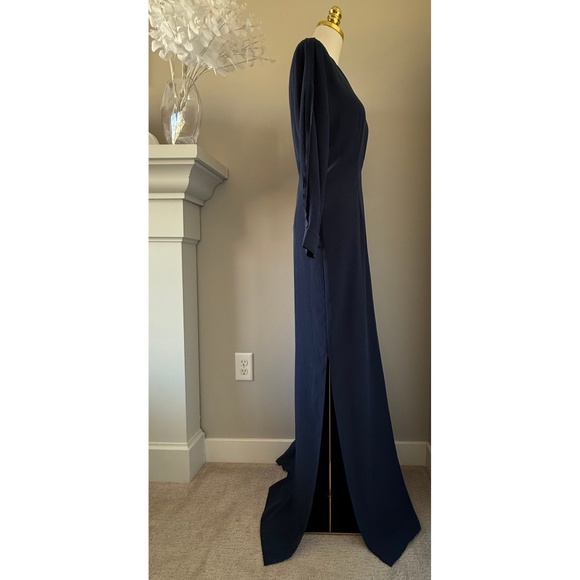 Sachin + Babi Evening Gown in Navy Blue, Sz 6 - Picture 4 of 13